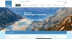 Desktop Screenshot of montenegroproperties.com